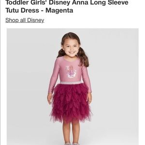 Sold Disney Frozen 2 Anna long sleeve tutu dress